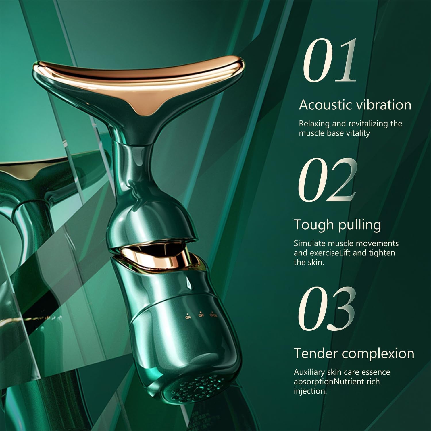 3-in-1 Facial, Neck & Eye Massage Instrument for Skin Rejuvenation