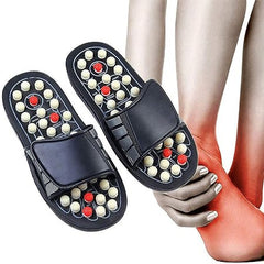 Adjustable Yoga Slippers with Acupressure & Magnetic Therapy for Foot Relief
