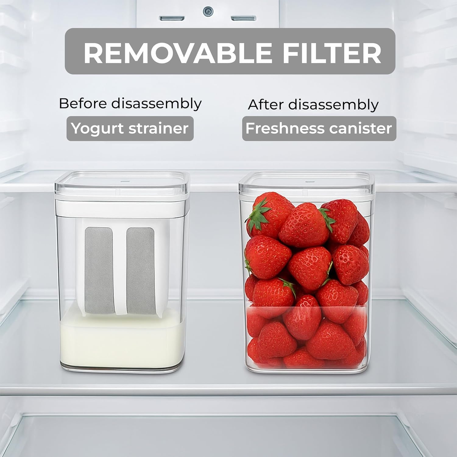 Yogurt Filter for Dahi and Dairy Straining 1100ml