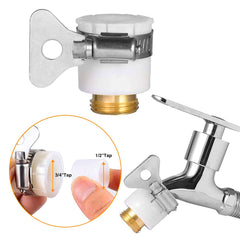 Secure Brass Pipe Connector with Quick Release & Leak Prevention