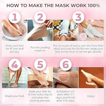 Hydrating Foot Peel Mask for Smooth, Soft Feet