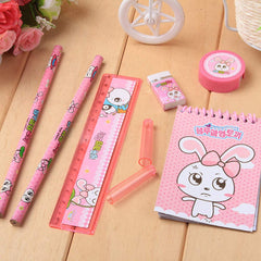 8-Piece Kids Stationery Set with Pencils and Notes