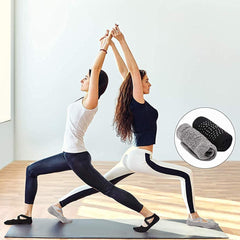 Colorful Anti-Skid Yoga Socks for Women with Grips & Straps