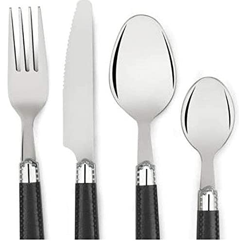 Ss 24-Piece Stainless Steel Kitchen Cutlery Set with Stand