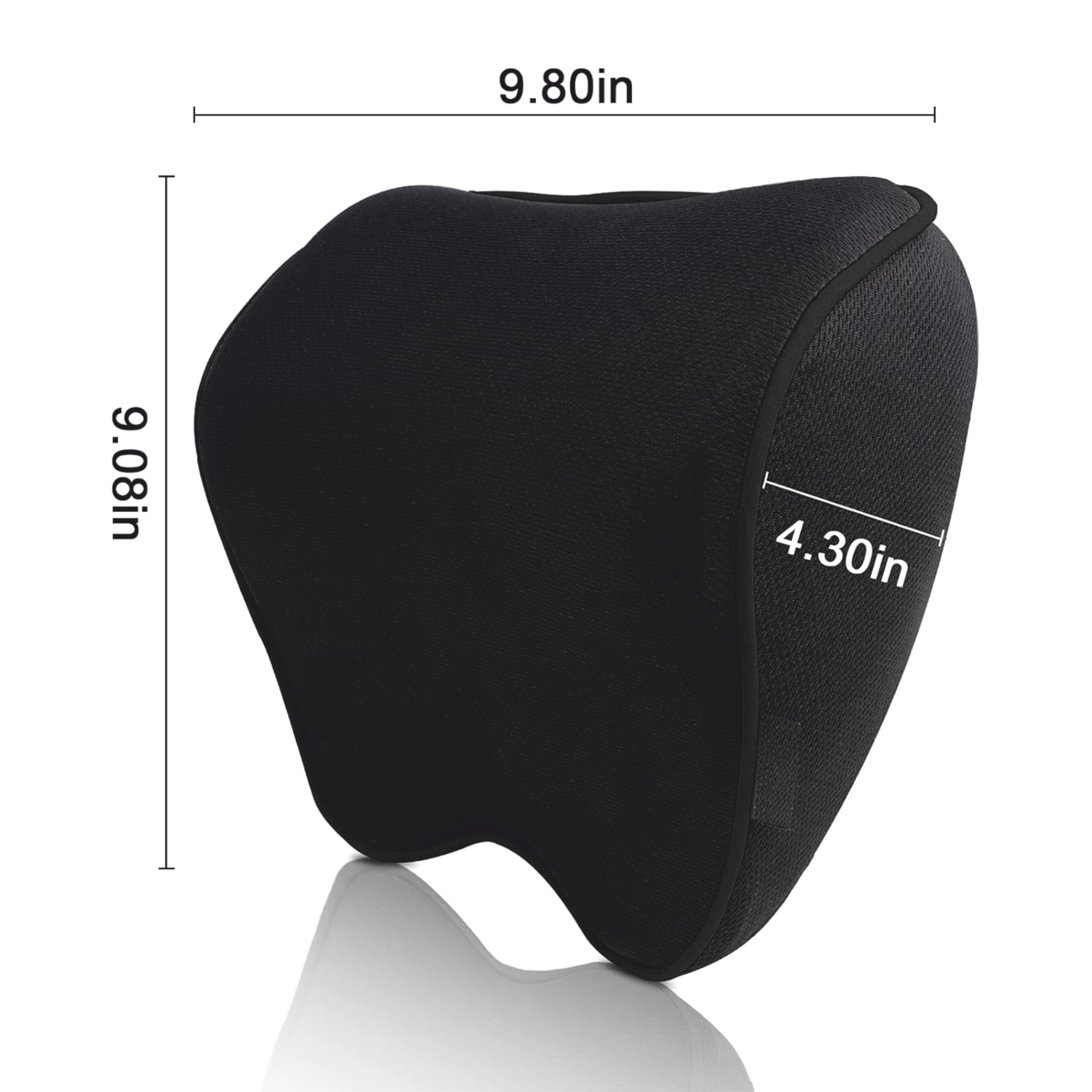 ComfortMax Memory Foam Car Head Rest Pillow for Ultimate Support