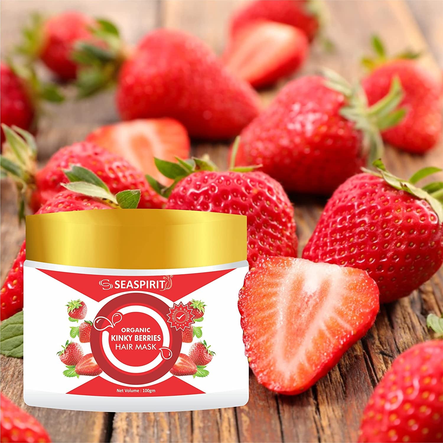 Kinky Berries Organic Hair Mask for Moisture & Strength