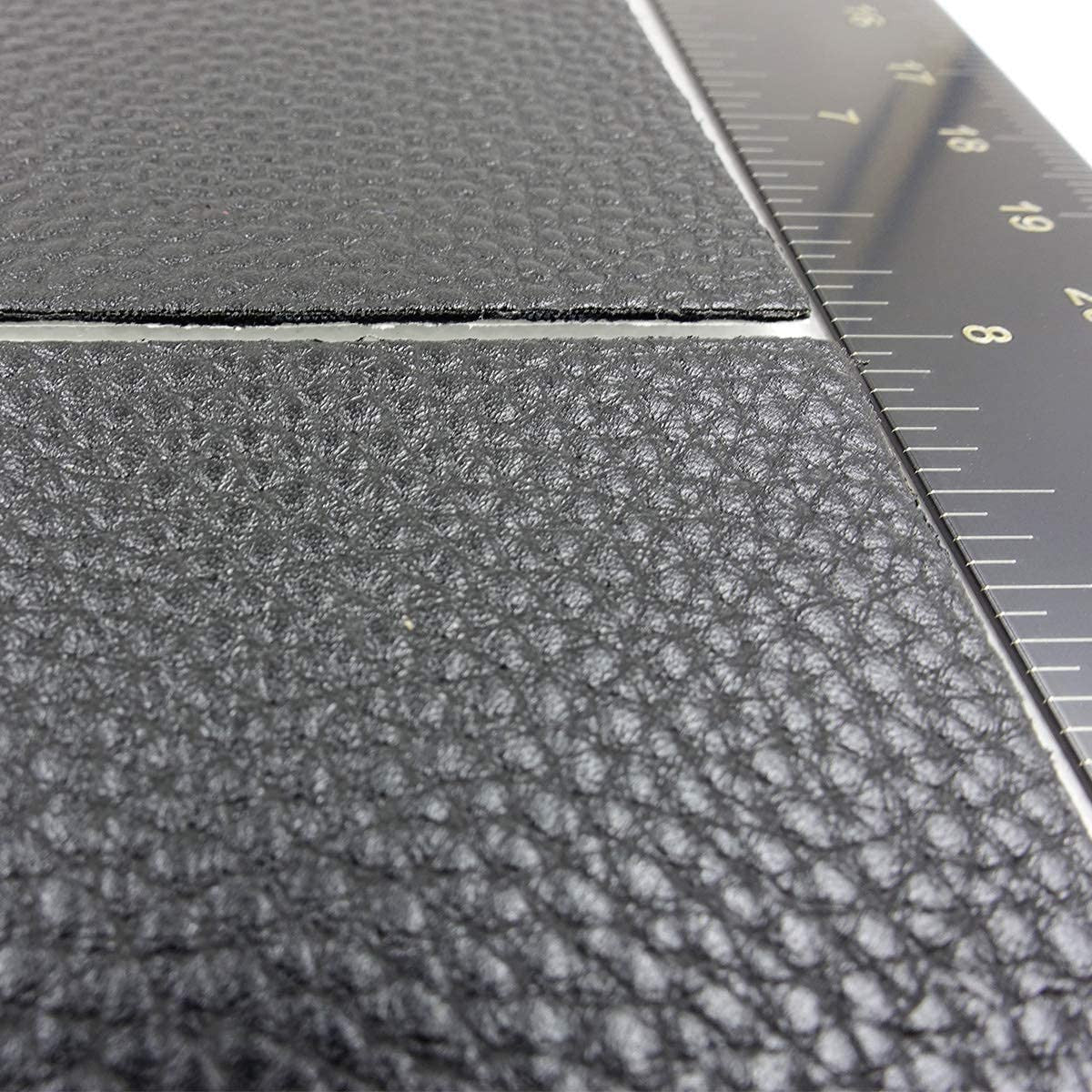 Black Leather Repair Patch 60x30cm for Furniture & Couch Repair