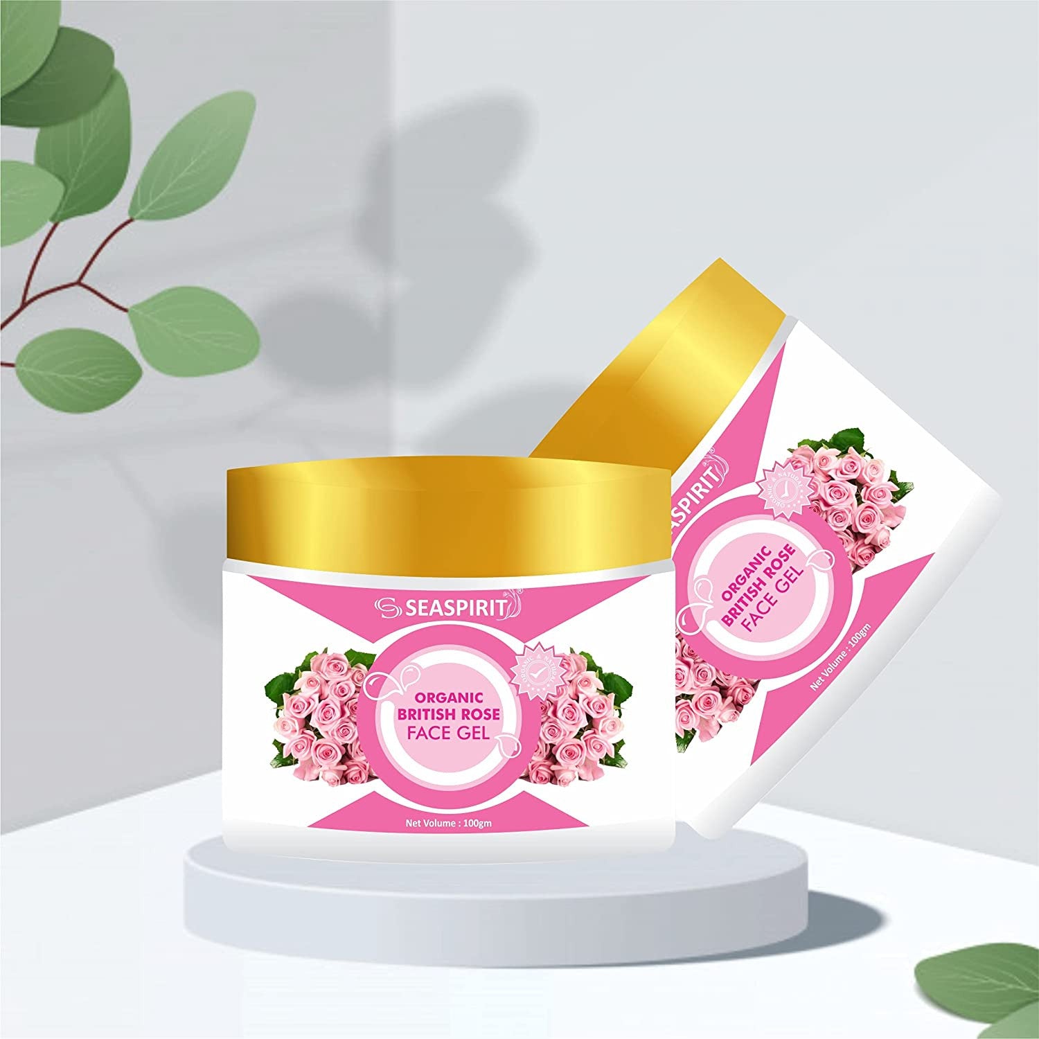 British Rose Orange Face Gel for Bright, Radiant, and Clear Skin