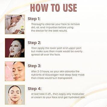 Bio Collagen Deep Face Mask for Night Repair and Skin Rejuvenation