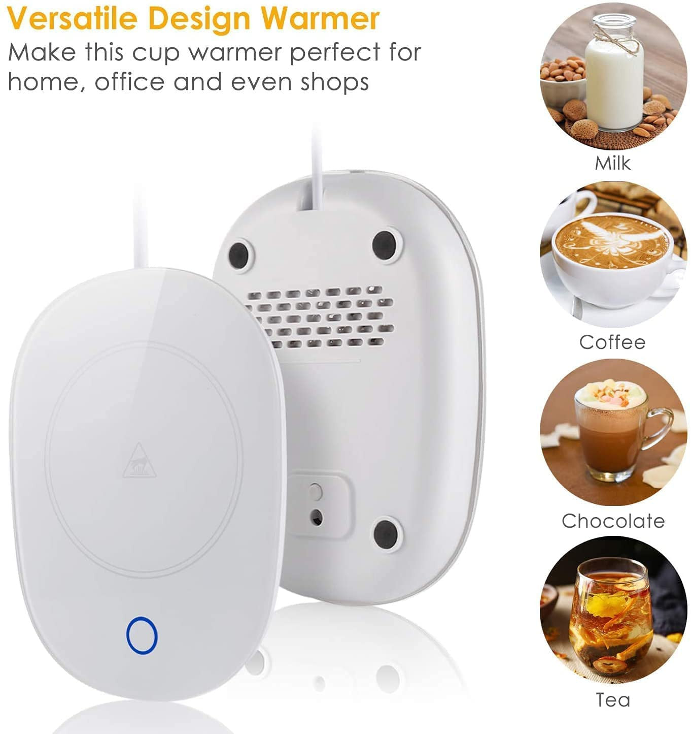 Auto Shut Off Thermostatic Coffee Cup Warmer Plate
