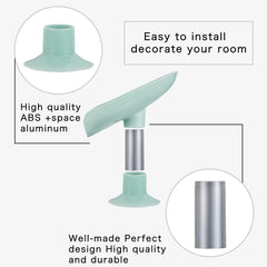 Leaf-Shape Suction Cup Self-Draining Soap Holder  - 1 Pc