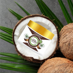 Organic Coconut Hair Mask for Deep Nourishment and Shine