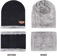 Ultra Soft Unisex Woolen Winter Scarf & Cap Set