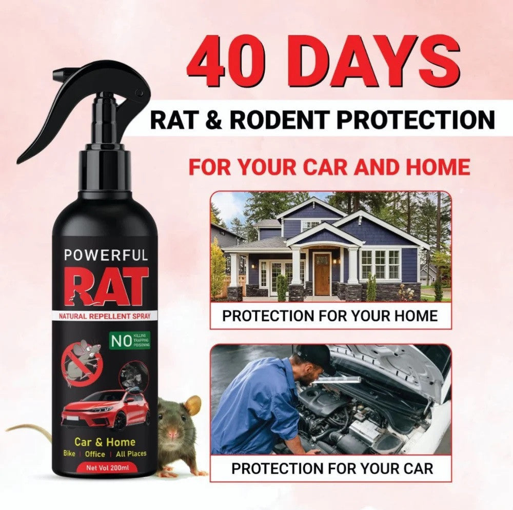 Effective Rat Repellent Spray for Home and Garden Protection