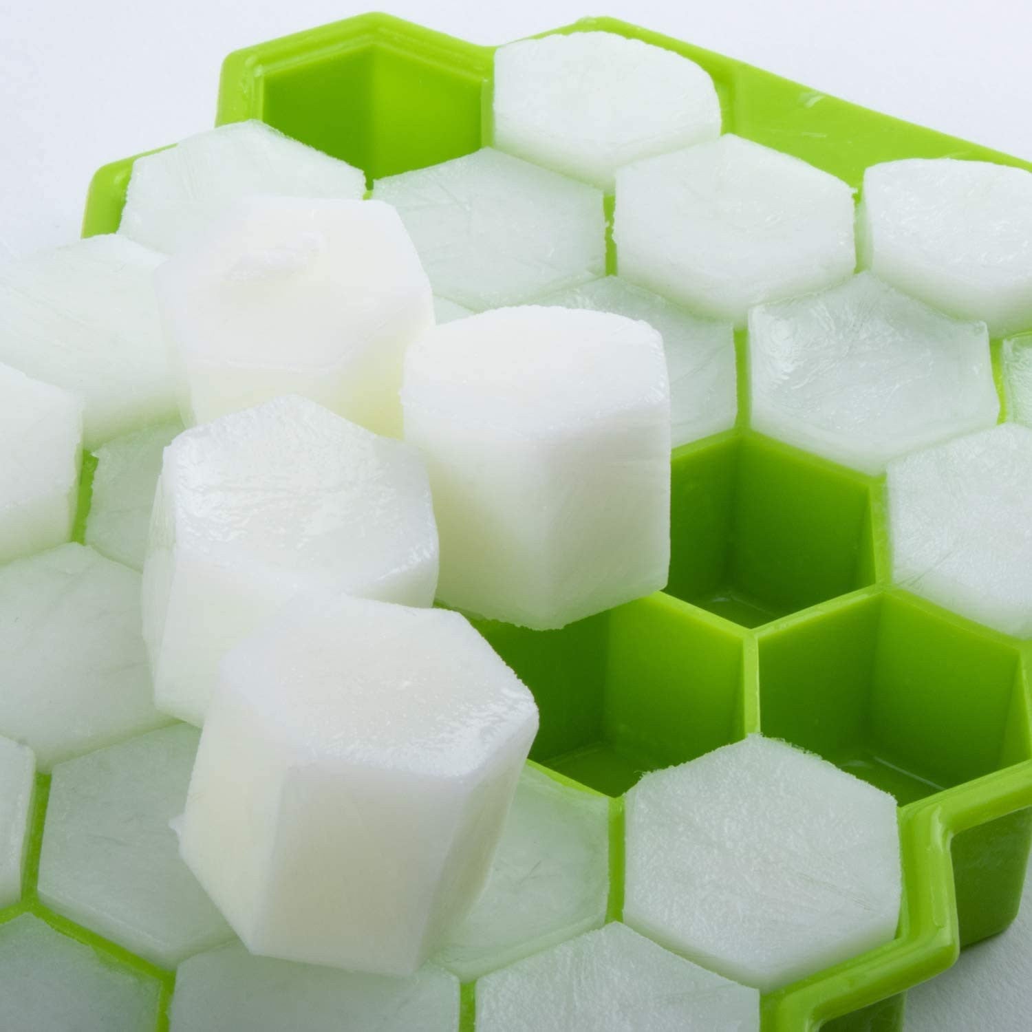 Honeycomb Silicone Ice Cube Tray with 24 Cubes for Drinks