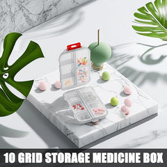 Compact 7-Day Travel Mini Pill Box for Easy Medication Storage