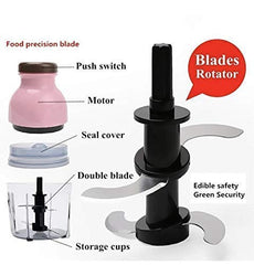 Multi-Purpose Capsule Cutter Quatre Mini Food Processor and Blender