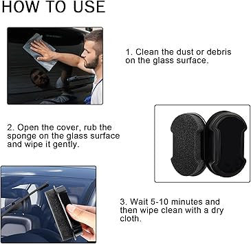Nano Coat One Way Mirror Sponge for Windows & Car Rearview Mirrors