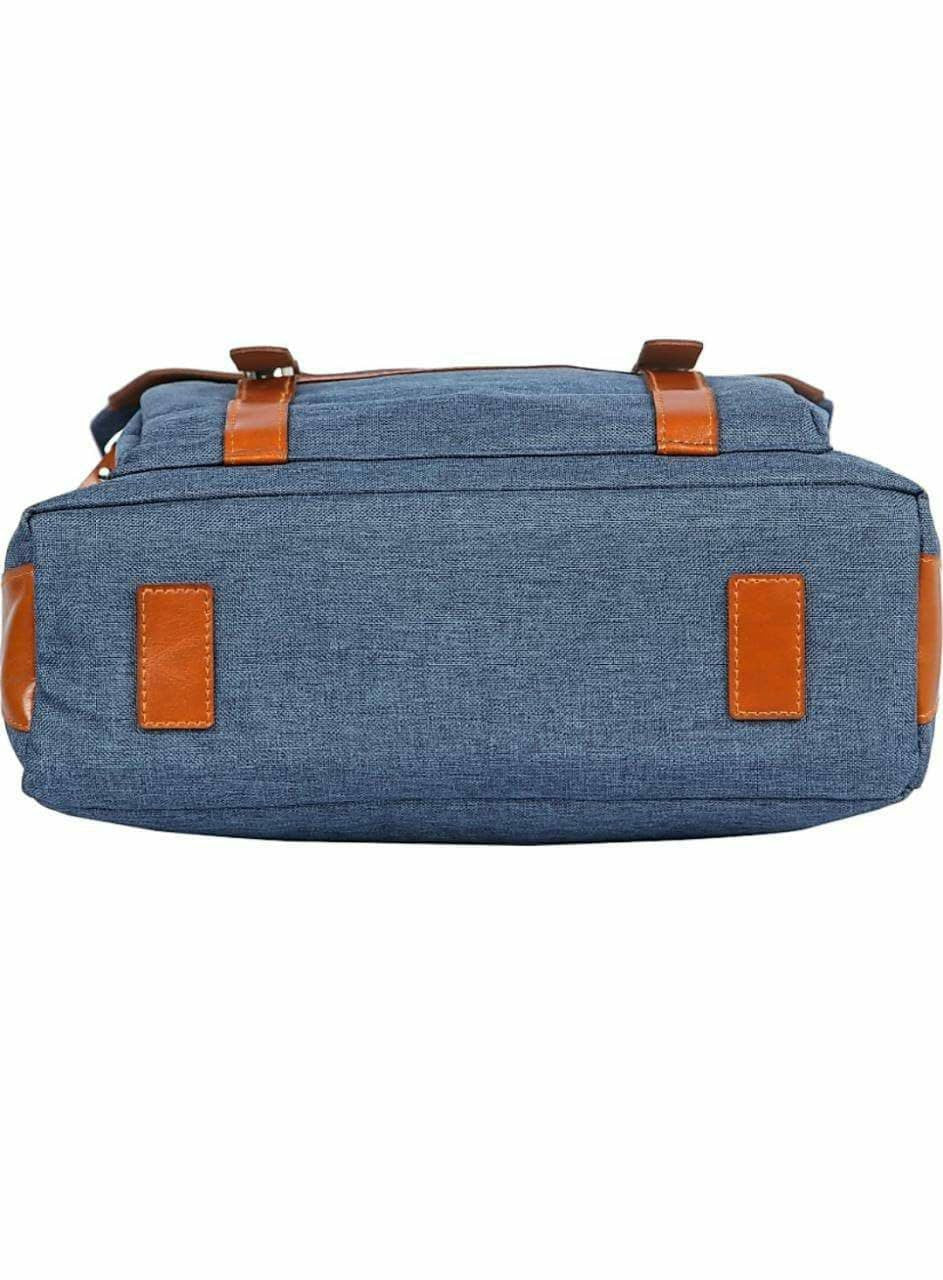 Denim Collage College Backpack - Versatile Laptop & Everyday Bag