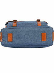 Denim Collage College Backpack - Versatile Laptop & Everyday Bag