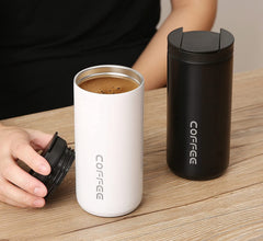 20 oz Double Wall Stainless Steel Travel Mug with Leak-Proof Lid