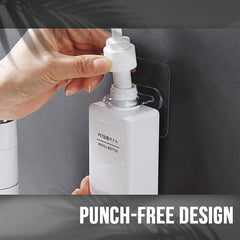 Multi-Functional Transparent Adhesive Wall Hook with Stainless Steel Load Capacity