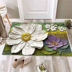 5D Ultra Soft Bathroom Door Mat - Non-Slip, Absorbent, Durable