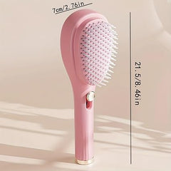 2-in-1 Self-Cleaning Anti-Static Hair Brush & Scalp Massage Comb