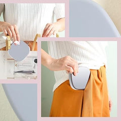 Portable Small Jewelry Box with Mirror for Travel and Storage