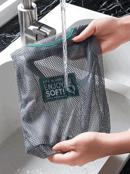 Hanging Mesh Storage Bag for Produce and Household Use