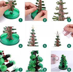 Magic Growing Crystal Christmas Tree - Fun Green Holiday Decor