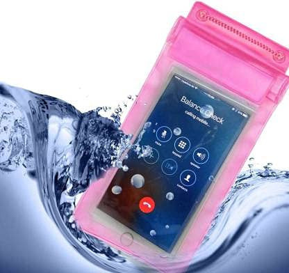 Waterproof Transparent Phone Pouch for 6.5" Smartphones - Multi-Color
