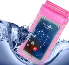 Waterproof Transparent Phone Pouch for 6.5" Smartphones - Multi-Color