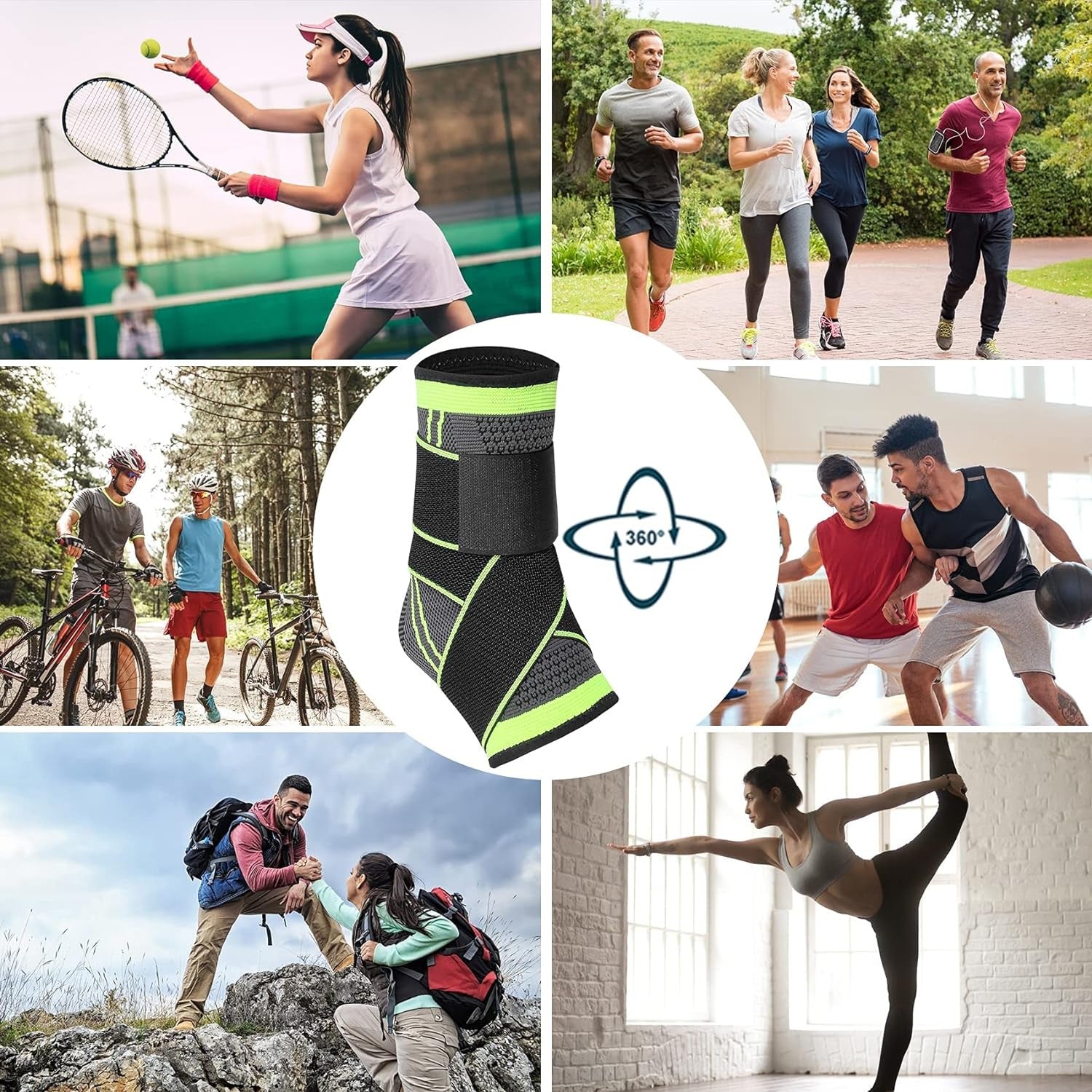 ComfortFit Ankle Support Brace for Plantar Fasciitis & Sprains