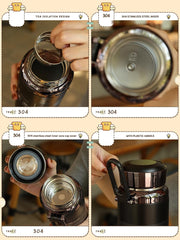 800ML Insulated Vacuum Bottle for Hot & Cold Drinks