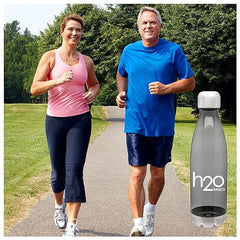 Colorful 25oz BPA-Free Steel & Plastic Sport Water Bottle