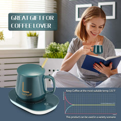 Auto Shut Off Coffee Mug Warmer - Personal Heated Cup Plate