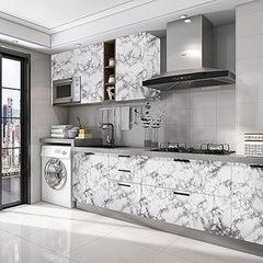 Elegant White Marble Foil (TA-026) for Stylish Surface Finishes