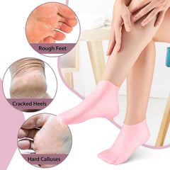 Silicone Moisture Socks for Soft, Hydrated, and Cracked Feet
