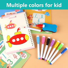 Magic Reusable Kids' Painting & Calligraphy Practice Book Set