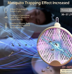 Rechargeable Electric Mosquito Racket - Portable Fly Swatter
