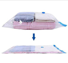 5 Pcs Vacuum Storage Bags with Pump - Space Saver & Reusable