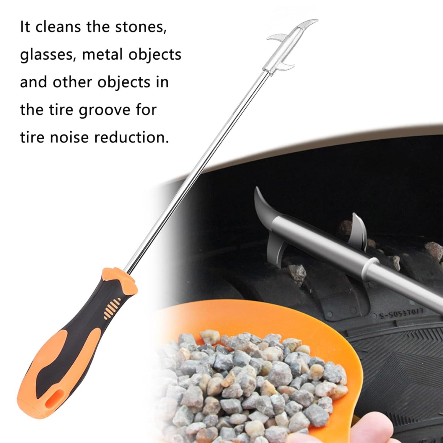 Car Tire Stone & Gravel Remover Hooks for Easy Cleaning
