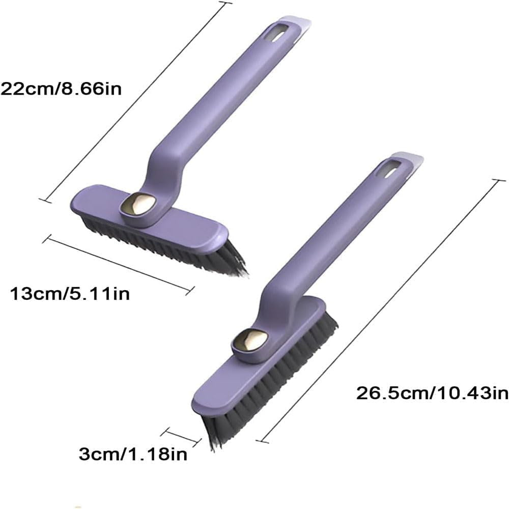 360° Rotating Gap Cleaning Brush with Hard Bristles