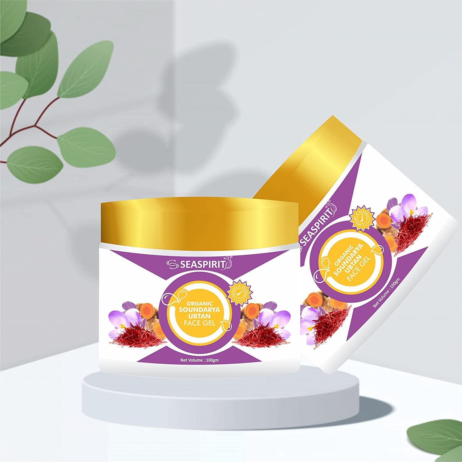 Soundarya Orange Ubtan Face Gel for Brightening & Oil Control
