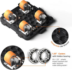 Heavy-Duty Rotating Furniture Lifter for Easy Moving on Wooden Floors