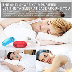 2-in-1 Snore Stopper & Air Purifier Nose Clip for Comfortable Sleep