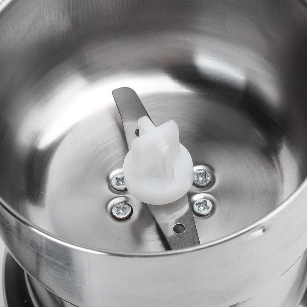 Electric Coffee & Spice Grinder with Transparent Lid and Stainless Steel Blades