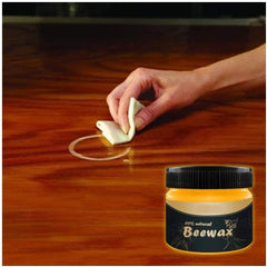 Bee Wax with Sponge for Wood Care and Polishing