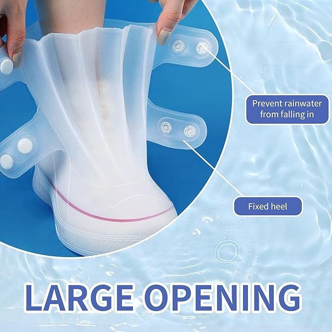 Waterproof Silicone Rain Boot Cover for Shoes - Waterproof Shoe Protector